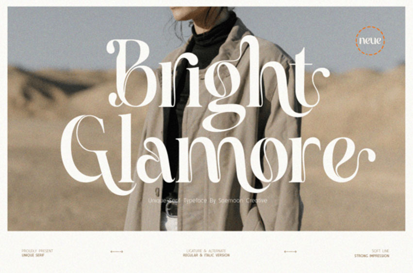 Bright Glamore Font