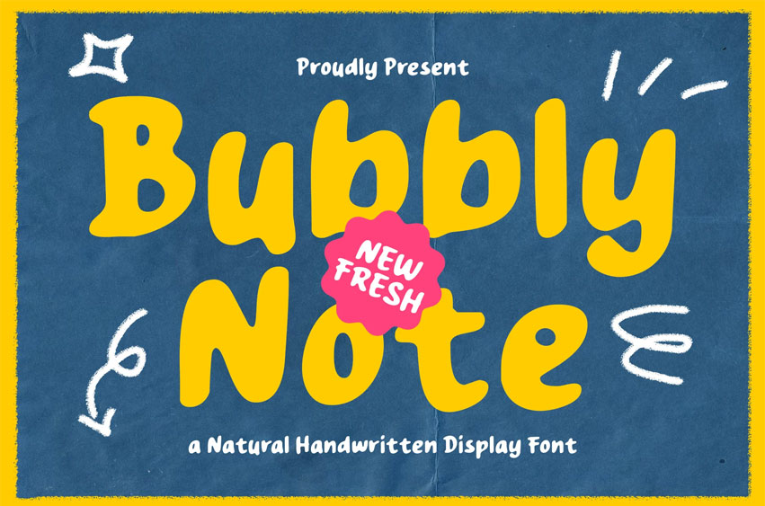 Bubbly Note Font