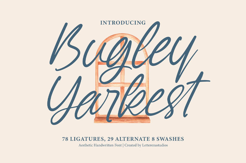 Bugley Yarkest Font
