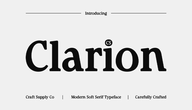 CS Clarion Font