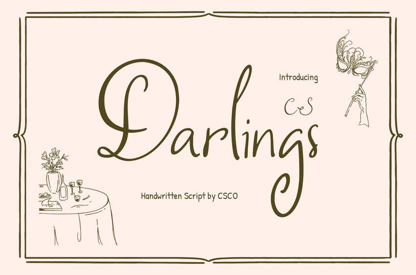 CS Darlings Font