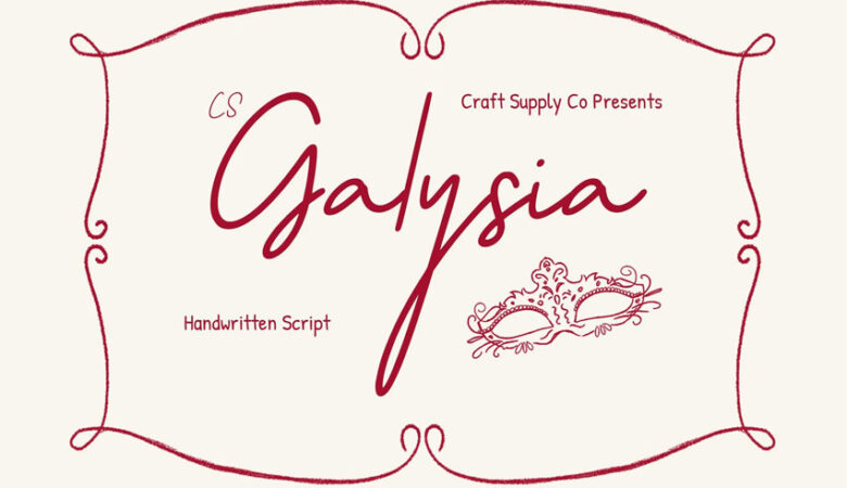 CS Galysia Font