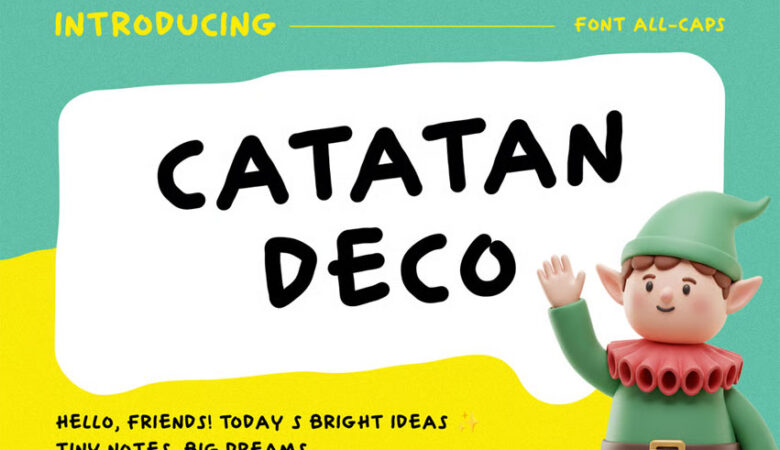 Catatan Deco Font