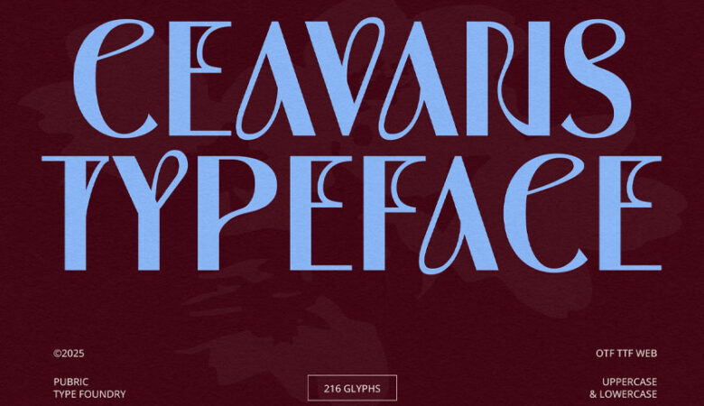 Ceavans Typeface Font