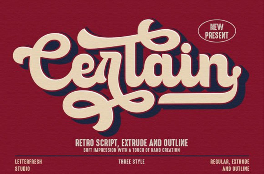 Certain Font