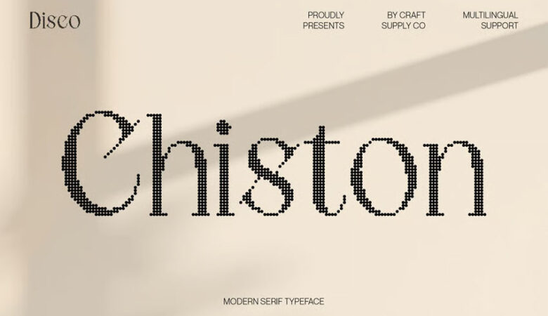 Chiston Disco Font
