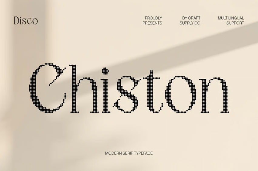 Chiston Disco Font