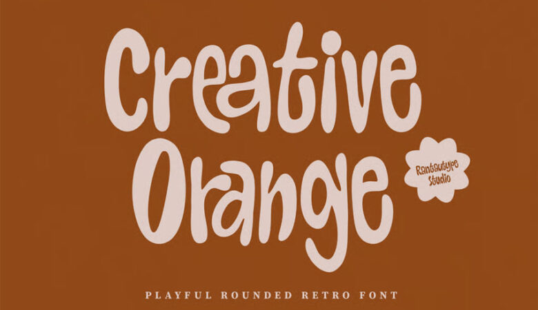 Creative Orange Font