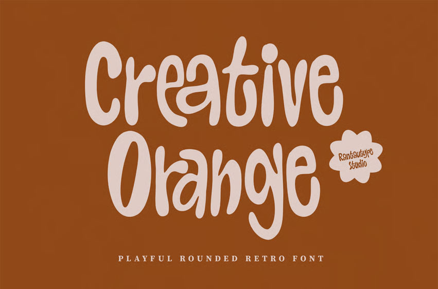 Creative Orange Font