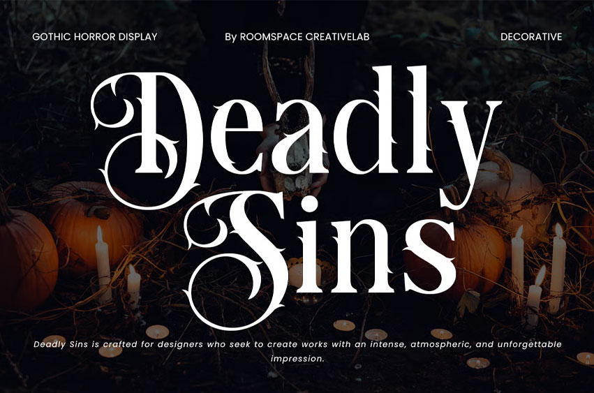 Deadly Sins Font