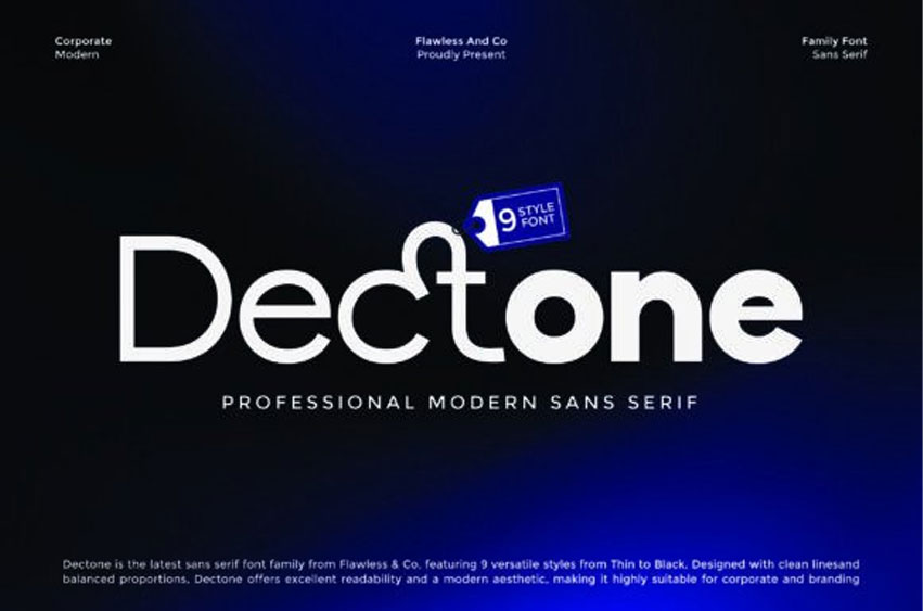 Dectone Font