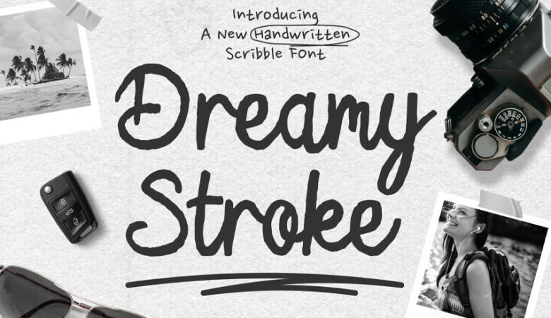 Dreamy Stroke Font