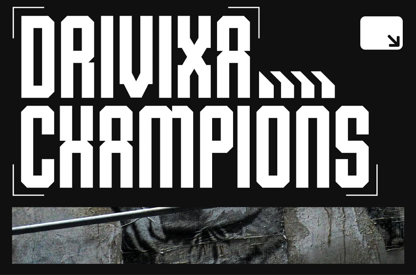 Drivixa Champions Font