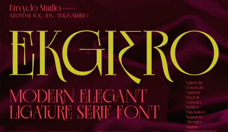 Ekgiero Font