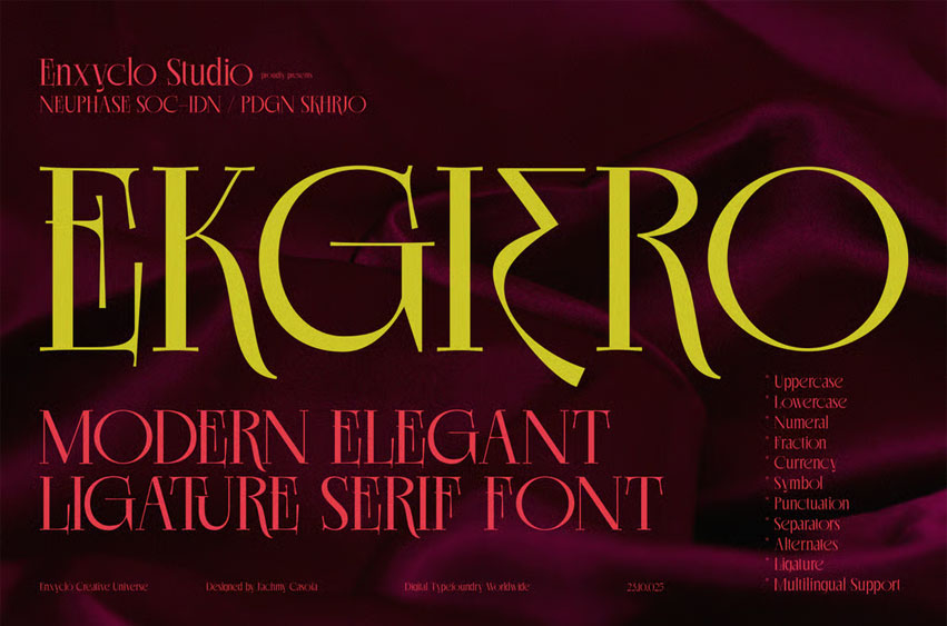 Ekgiero Font