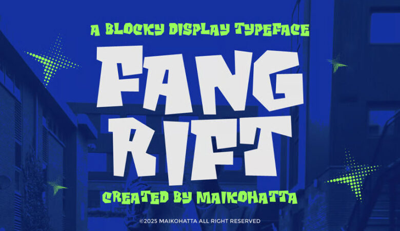 Fang Rift Font