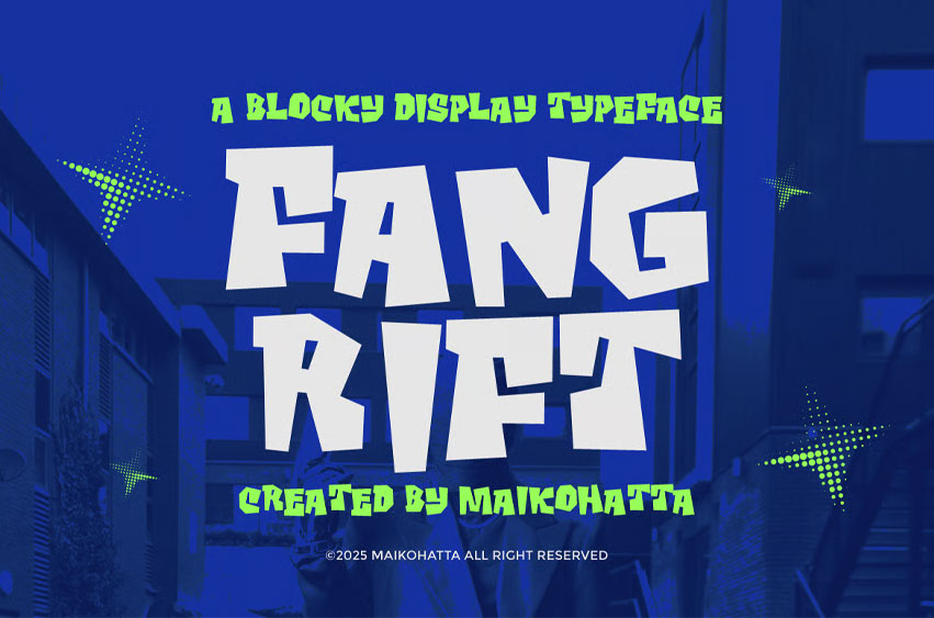 Fang Rift Font