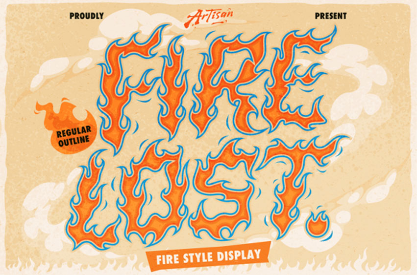 Firelost Font