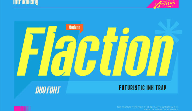 Flaction Font