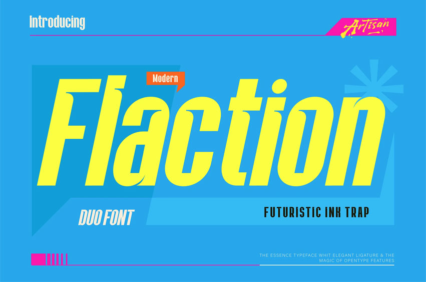 Flaction Font