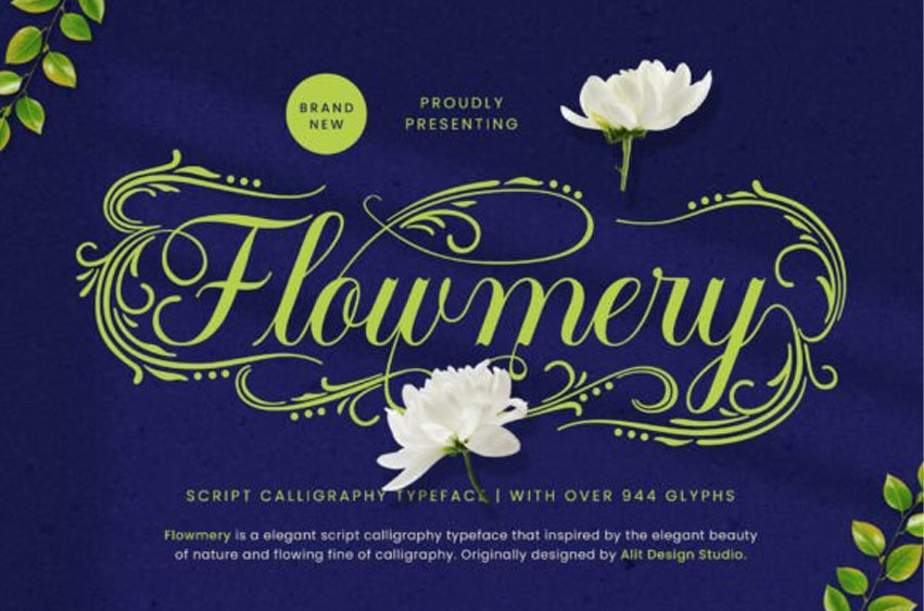 Flowmery Font