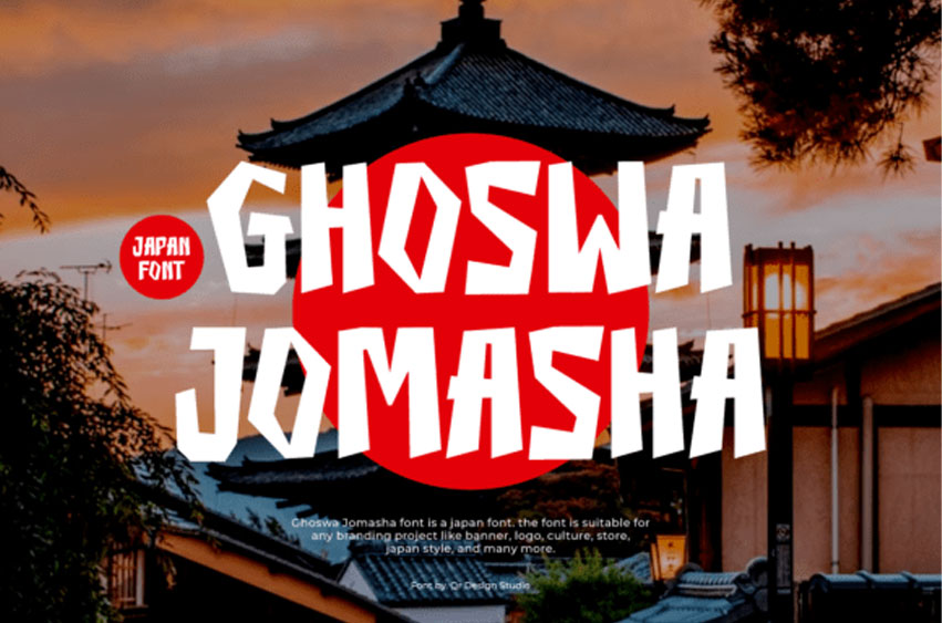 Ghoswa Jomasha Font