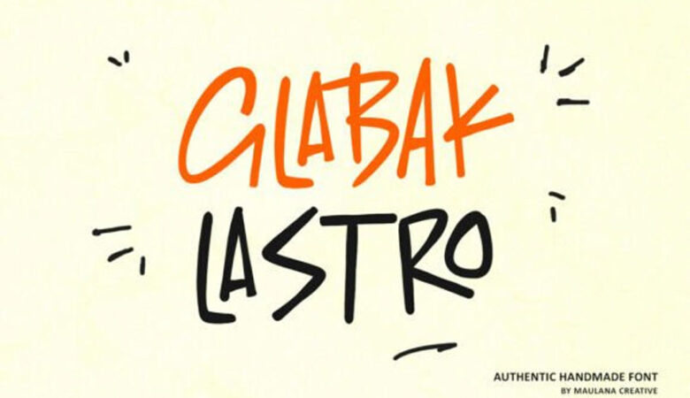 Glabak Lastro Font