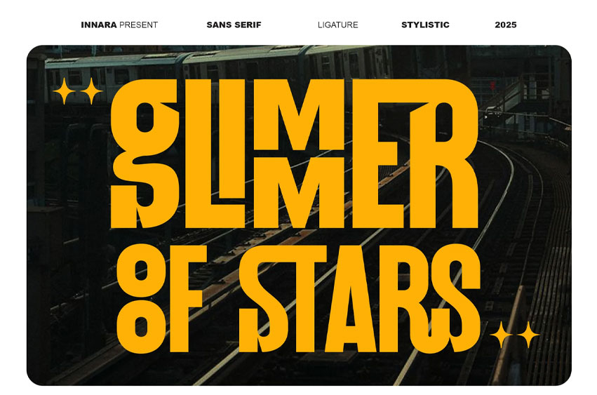 Glimer Of Stars Font