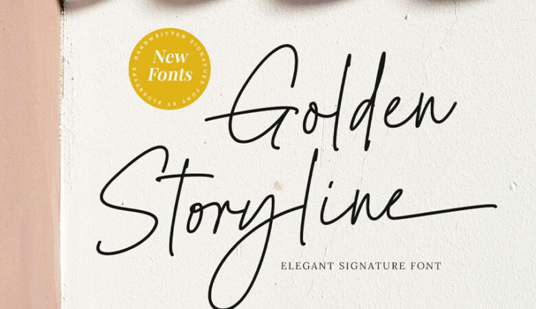 Golden Storyline Font