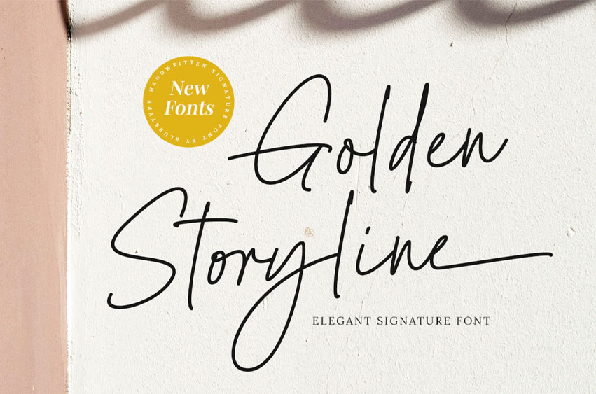 Golden Storyline Font