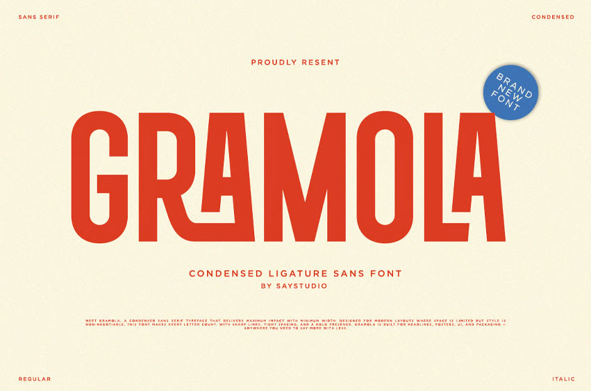 Gramola Font