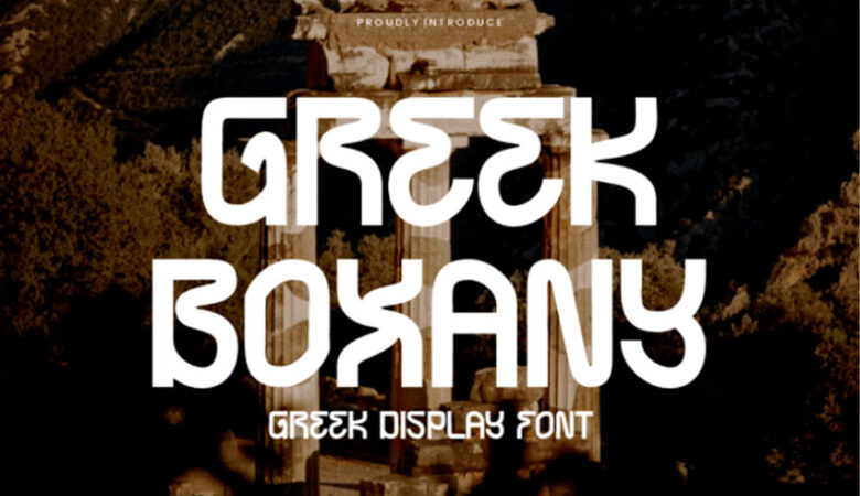 Greek Boxany Font