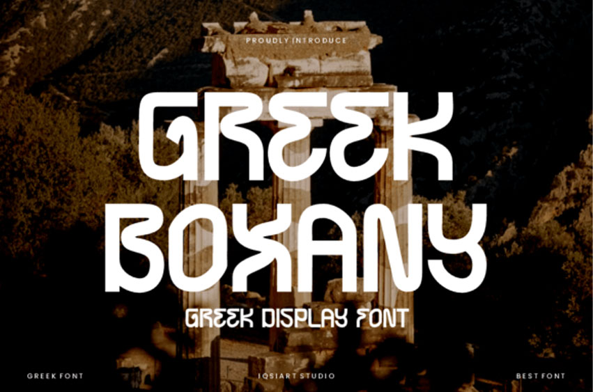 Greek Boxany Font