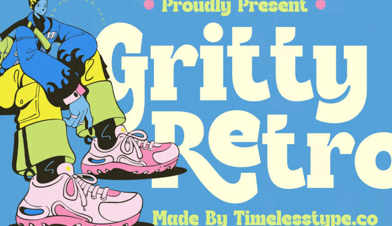 Gritty Retro Font