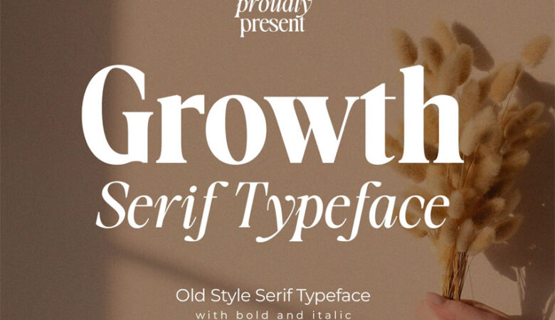 Growth Serif Font