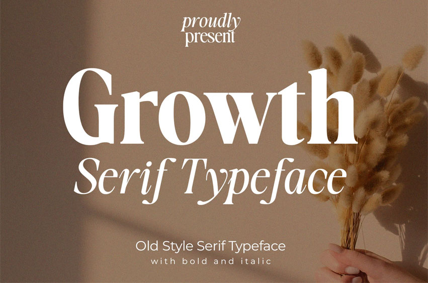 Growth Serif Font