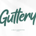 Guttery Font