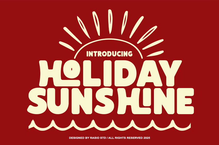 Holiday Sunshine Font