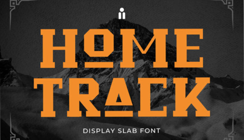 Home Track Font