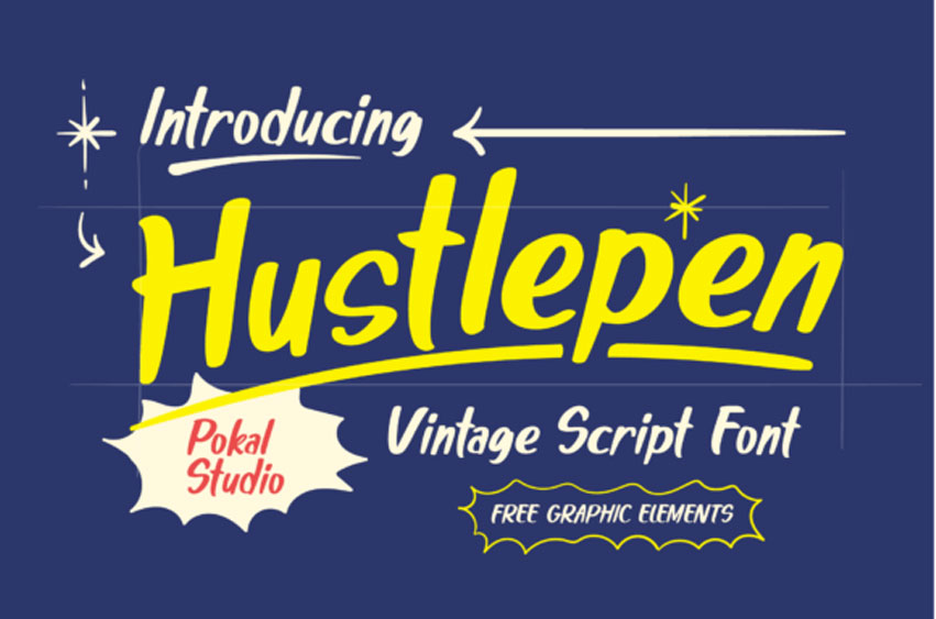 Hustlepen Font