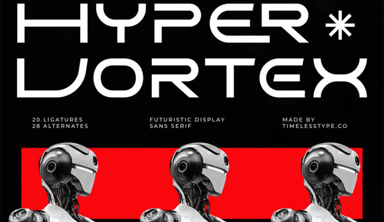 Hyper Vortex Font