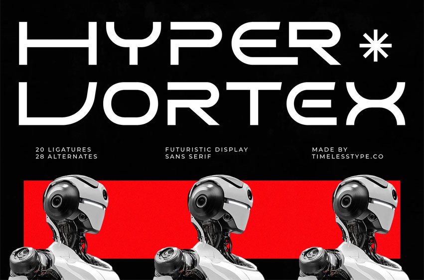 Hyper Vortex Font