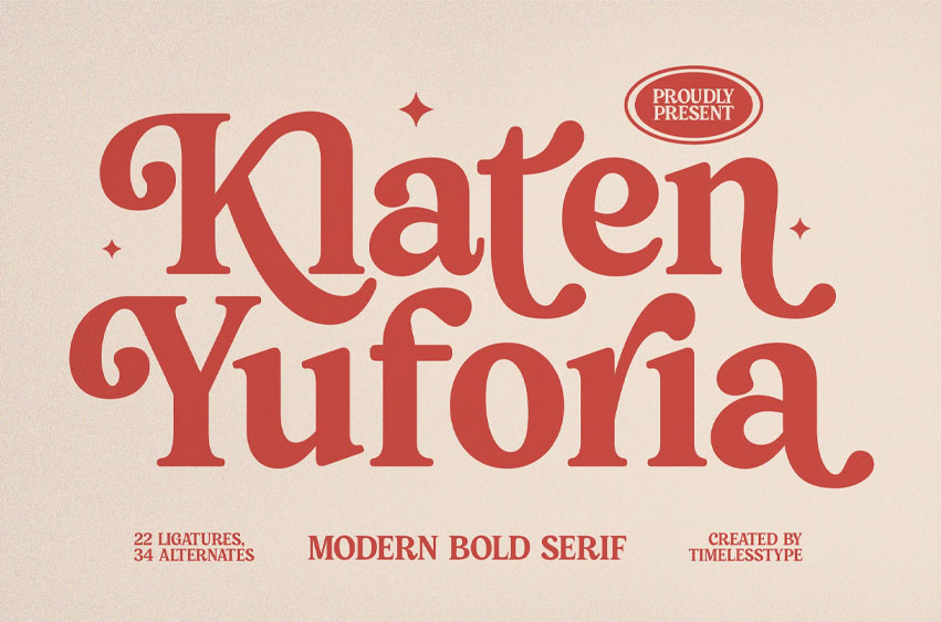 Klaten Yuforia Font