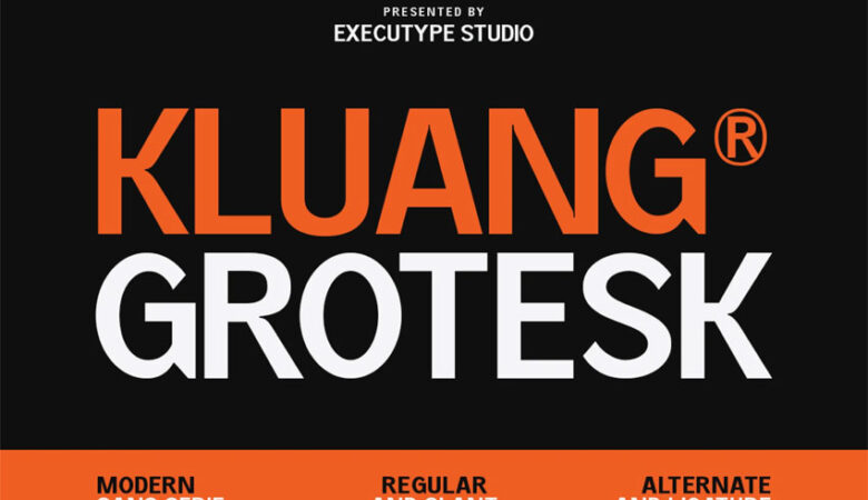 Kluang Grotesk Font