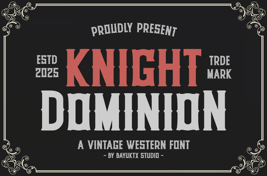 Knight Dominion Font