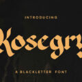 Kosegry Font