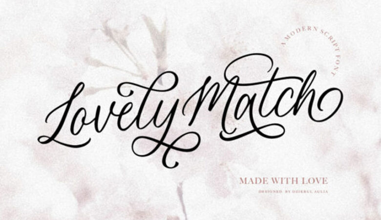 Lovely Match Font
