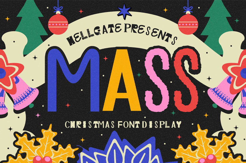 Mass Christmas Font