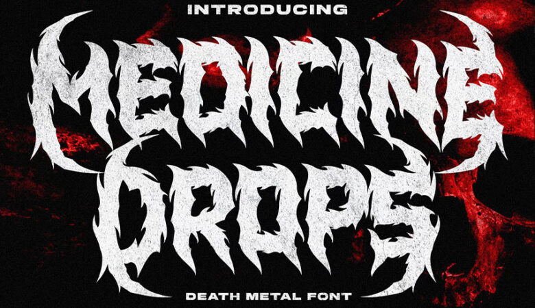 Medicine Drops Font