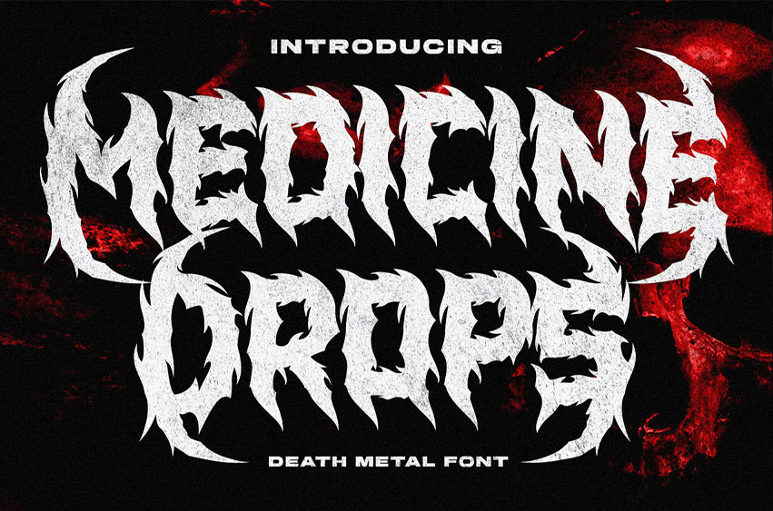 Medicine Drops Font